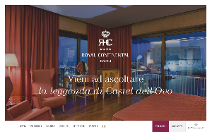 Il sito online di Royal Continental Napoli