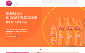 Il sito online di Sunsilk