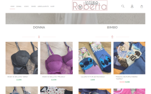 Il sito online di Roberta Intimo