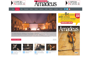 Il sito online di Amadeus
