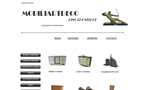 Il sito online di Mobili Art Deco