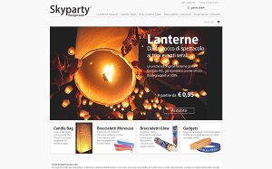 Il sito online di Skyparty Europe