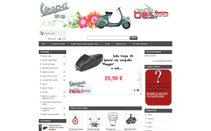 Il sito online di Vespa Shop