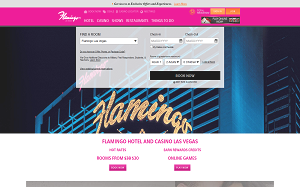 Il sito online di Flamingo Las Vegas