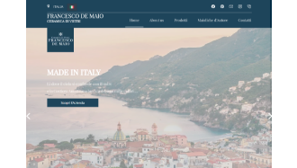 Il sito online di Francesco De Maio Ceramiche