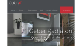 Il sito online di Geber Radiatori