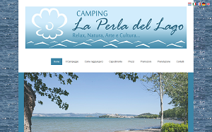 Il sito online di Campeggio La Perla Del Lago