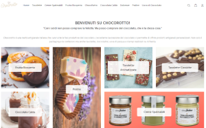 Il sito online di Chocorotto