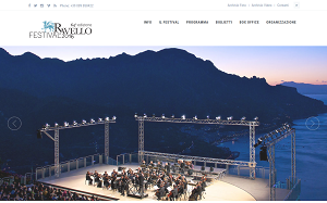 Il sito online di Ravello festival