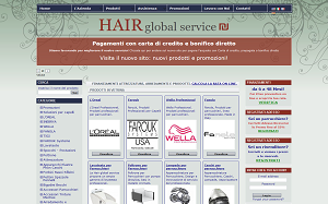 Il sito online di Hair global service