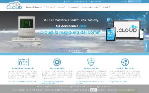 Il sito online di Cloud Aruba