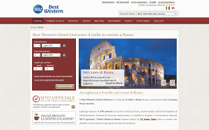 Il sito online di Hotel Universo Roma
