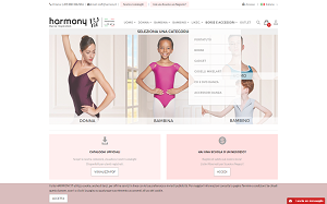 Il sito online di Harmony Danze