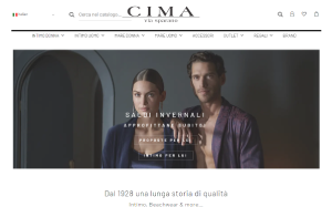 Il sito online di Cima Boutique