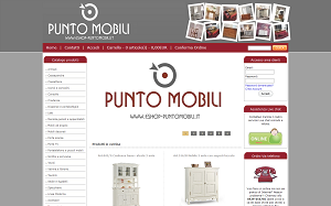 Il sito online di Eshop Puntomobili