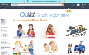 Il sito online di Amazon Outlet Giochi e giocattoli