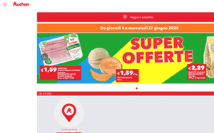 Il sito online di Auchan.it