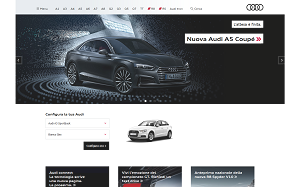 Il sito online di Audi