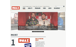 Il sito online di DMAX