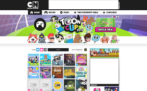 Il sito online di Cartoon Network