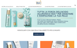 Il sito online di RoC Skincare
