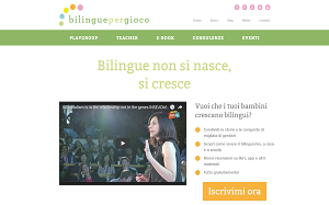 Il sito online di Bilingue per gioco