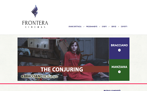 Il sito online di Frontera Cinema Bracciano