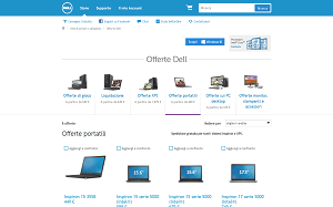 Il sito online di Dell Offerte Speciali