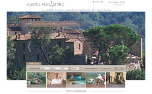 Il sito online di Castel Monastero Resort