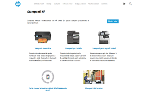 Il sito online di HP Stampanti