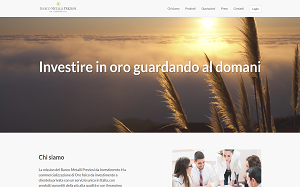 Il sito online di Banco Metalli Prezziosi