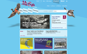 Il sito online di Museo delle scienze Trento