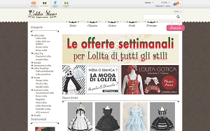 Il sito online di Lolita show Milanoo
