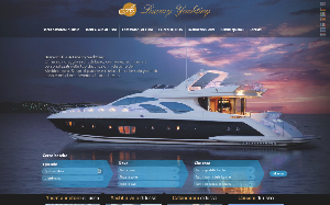 Il sito online di A Luxury Yachting