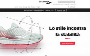 Il sito online di Saucony