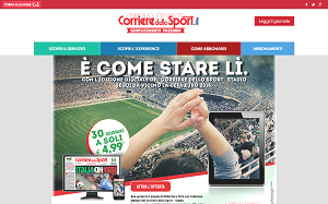 Il sito online di Corriere dello Sport
