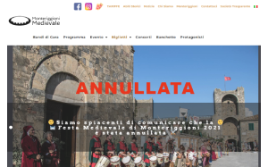 Il sito online di Monteriggioni medievale