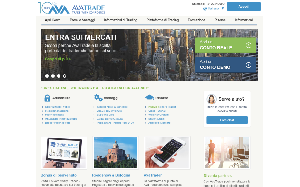 Il sito online di AVA trade