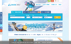 Il sito online di SnowTrex