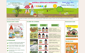 Il sito online di Antika Officina Botanika