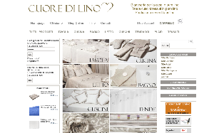 Il sito online di Cuore di lino