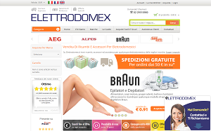 Il sito online di Elettrodomex