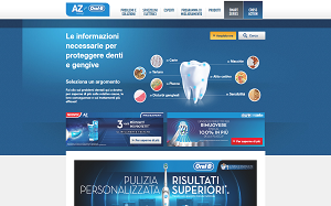 Il sito online di AZ Oral-B