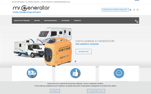 Visita lo shopping online di Mister Generator