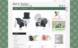 Il sito online di Pet's Tailor