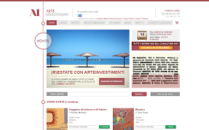 Il sito online di ArteInvestimenti