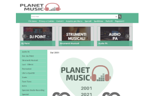 Il sito online di Planet Music