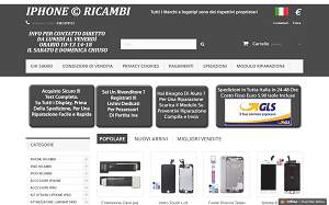 Il sito online di Iphone Ricambi