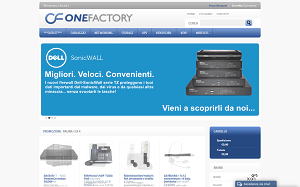 Il sito online di ONE factory