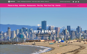 Il sito online di Vancouver